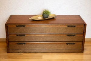 Kommode Eiche dunkel - 100 cm breit - sehr stabil - passende Nachtkästchen verfügbar