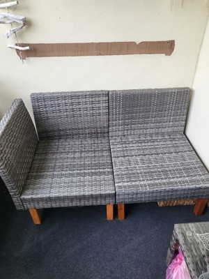 gartenlounge rattan Bild 2