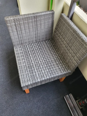 gartenlounge rattan Bild 4