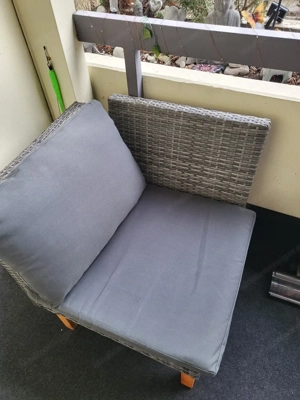 gartenlounge rattan Bild 3