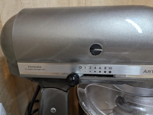 Verkaufe eine KitchenAid Partisan in Silber mit Zubehör  Bild 2