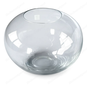 Große Kugelvase Glas - La Vida Germany - 22 cm - Handarbeit - wie neu