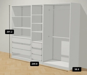 Kleiderschrank Ikea Pax Bild 5