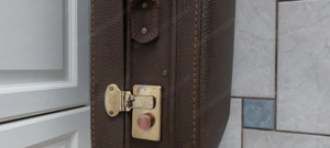 Antiker Koffer 1950er 1960er Jahre  Bild 4