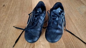 Fußballschuhe, schwarz, Puma, Größe 34 Bild 2