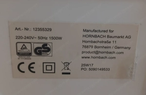 Heizlüfter, Rotheigner, Keramik, 1500 Watt Bild 3