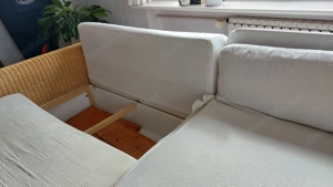 Rattan-Couch gebraucht - zu verschenken Bild 6