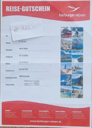 Reisegutschein