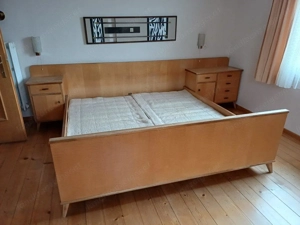 Doppelbett und Schlafzimmermöbel, auch einzeln Bild 3