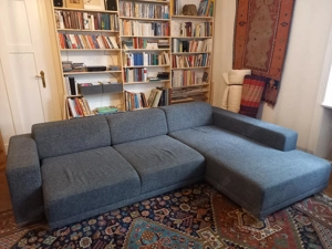 Couch grau-anthrazit L-Form Bild 3