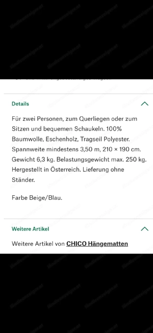 CHICO Doppelhängematte von KLÜCKAR Dornbirn Bild 4