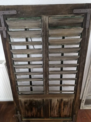 Fensterladen deko Garten 