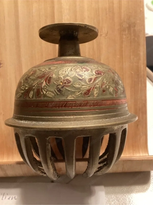 Vintage Messing Kralle Glocke
