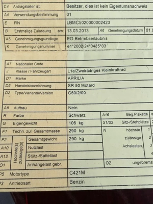  Aprilia 50er Roller ... Bild 3