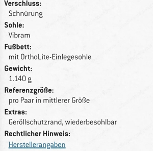 Bergschuh Damen Gr.40 Bild 8