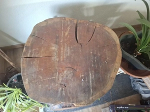 Dekorativer Eyecatcher,zu verschenken!!!Holztstamm,lasiert Bild 5