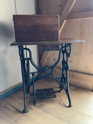 Nähmaschine Gritzner, Singer, Tretnähmaschine Bild 4
