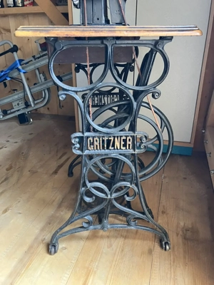 Nähmaschine Gritzner, Singer, Tretnähmaschine Bild 3
