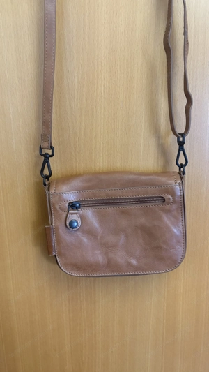 Lederhandtasche aunts&uncles, camelfarbig Bild 3