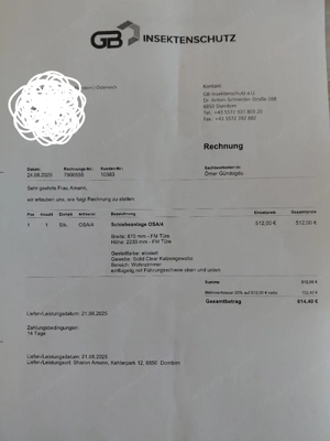 Fliegengitter Schiebetür Katzensicher Bild 2