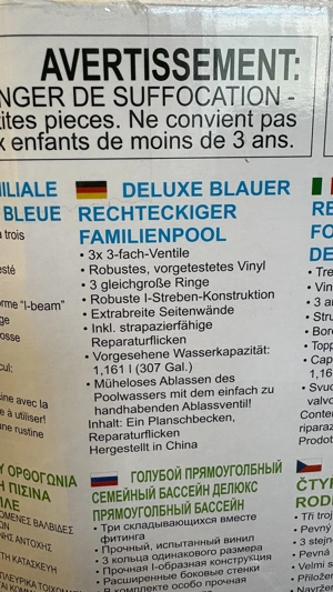 Bestway FamilienPool, aufblasbar, blau Bild 3