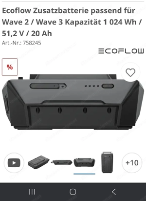 Klimaanlage Neu Ecoflow + Zusatzakku