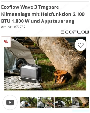 Klimaanlage Neu Ecoflow + Zusatzakku Bild 5