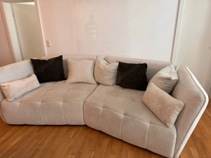Sofa in der Farbe Creme Bild 2
