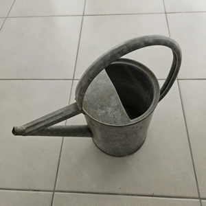 Alte Zink-Giesskanne zur Deko Bild 2