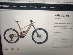 Scor 6080 NX Rahmen XL, Schweizer Marke, 600 km, Erster Service gerade machen lassen 