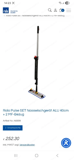 Bodenwischer mit Wassertank Bild 3