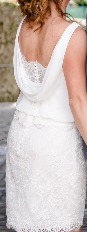 2teiliges Hochzeitskleid Bild 3