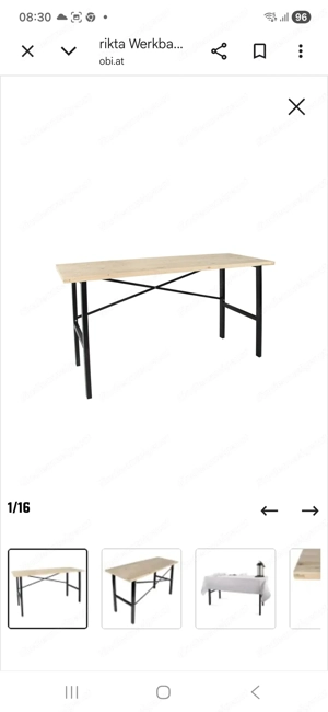 Werkbank vielseitig verwendbar