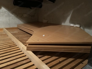 4 Schreibtischplatten inkl. Schreibtischfüße