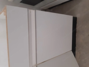 unterschrank spüle weiss 3-türig 120 60cm weiss hochglanz Bild 4