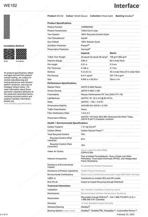 25 cm x 100 cm braune Teppichfliesen mit einem schönen Muster Bild 4