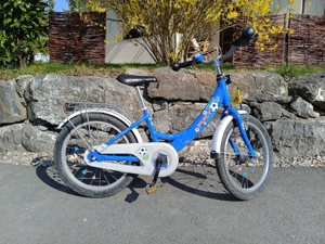 Blaues Puky Kinderfahrrad zu verkaufen