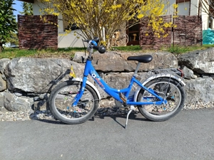 Blaues Puky Kinderfahrrad zu verkaufen Bild 3