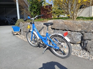 Blaues Puky Kinderfahrrad zu verkaufen Bild 2