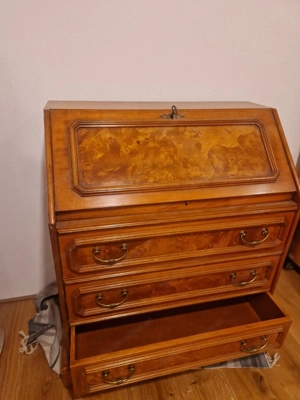 Sekretär  Schreibtisch sehr alt  Bild 2