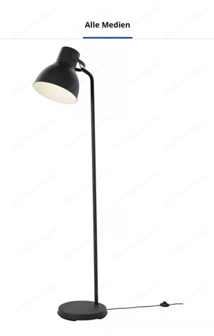 HEKTAR Stehlampe, dunkelgrau