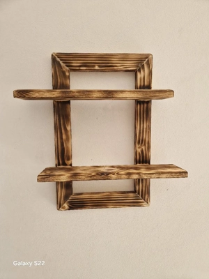 Wand Regal aus Holz  Bild 2