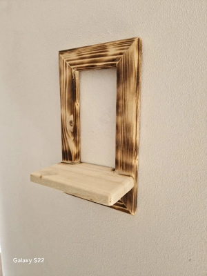 Wand Regal aus Holz Bild 3