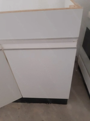 unterschrank spüle 3-türig 120 60cm weiss hochglanz Bild 3