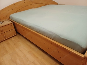 Doppelbett Fichte gebr. Bild 3