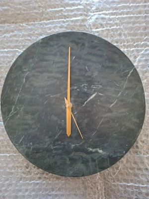 Wanduhr Marmor