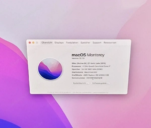 iMac 27" Retina 5K 2015 i7 24 Gb RAM 1Tb Fusion Drive Apple Magic Keyboard und Maus sehr gute Zustan Bild 2