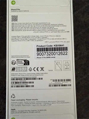 Iphone 17 pro orange 256GB Bild 2