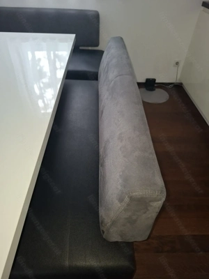 Esstisch mit Sitzbank und Eckbank und 1 Schwingstuhl Bild 3