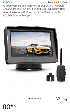 Boscam Wireless Rückfahrkamera 